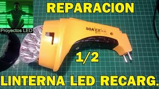 Reparacion de linterna led recargable. Parte 1/2 screenshot 1