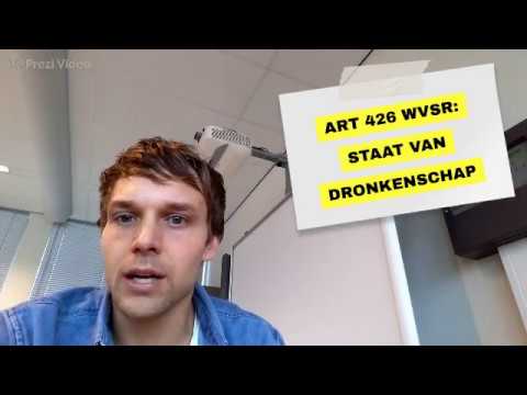 Video: Staat dronkenschap in het openbaar op je plaat?