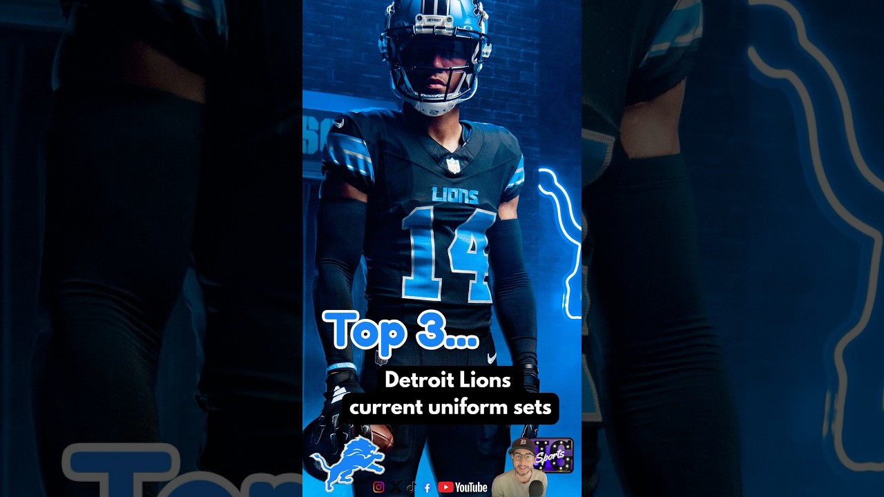 3 лучших комплекта формы «Детройт Лайонс» на данный момент 
