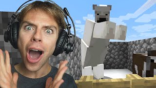Jeg fanger en Isbjørn i Minecraft!
