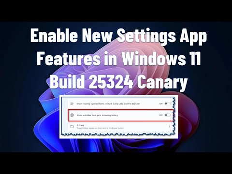 Enable New Settings