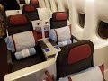 Austrian Airlines Boeing 777 business class Bangkok to Vienna (superb!)