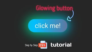 How to make Glowing gradient button | Glowing button on hover | css tutorial #purecss #tutorial