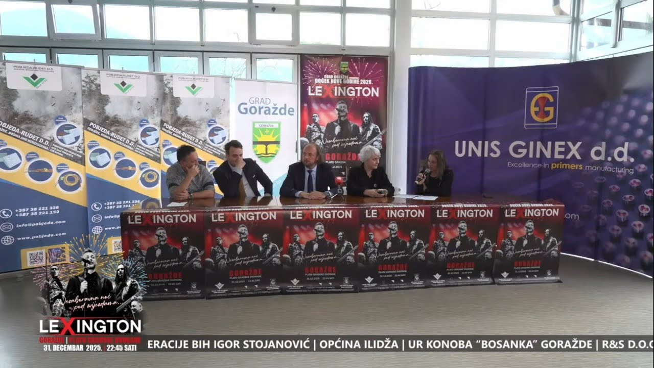 PRESS POVODOM ORGANIZACIJE DOČEKA NOVE  GODINE 2026. (26.11.2025.) #gorazde #lexingtonband
