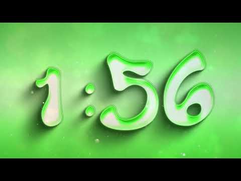 Countdown 5-Minute Green Warp Neon Future Timer