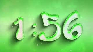 Countdown 5-Minute Green Warp Neon Future Timer