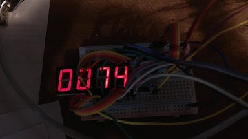 4 seven segment LED driven by ATMEGA328P