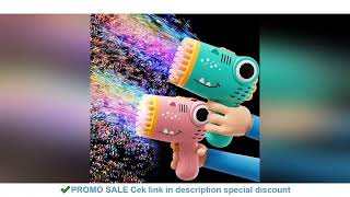 40 Hole Dinosaur Bubble Handheld Bubble Machine, Electric Bubble Gun Outdoor Wedding Party Toy(witho