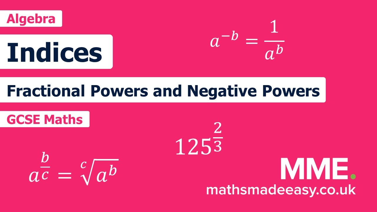 Indices Rules Worksheets Questions And Revision Mme