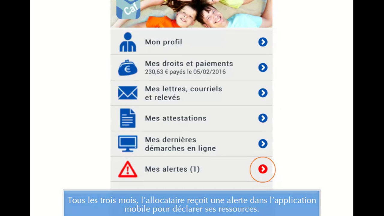 caf fr application mobile déclarer ses ressources ses resume examples