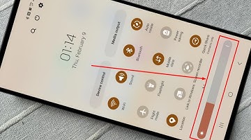 How to adjust brightness on an Android phone