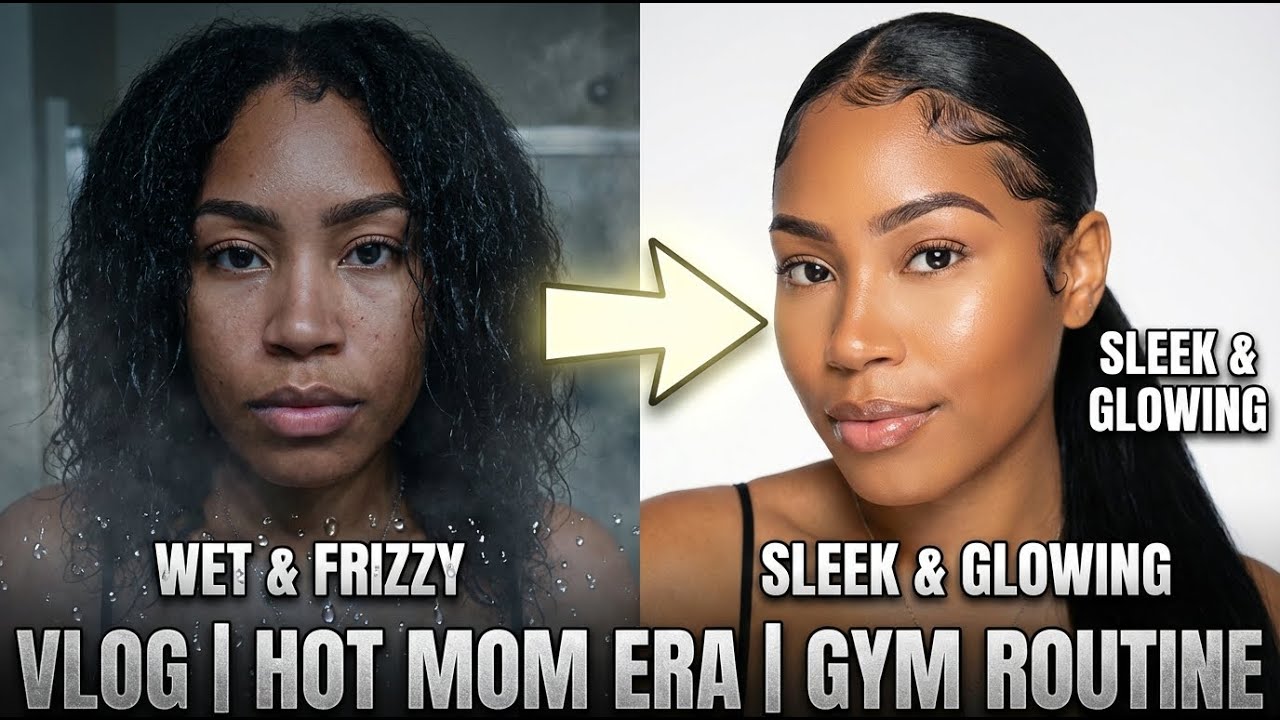 Morning Hair Routine + Day 3 of MomBod Challenge