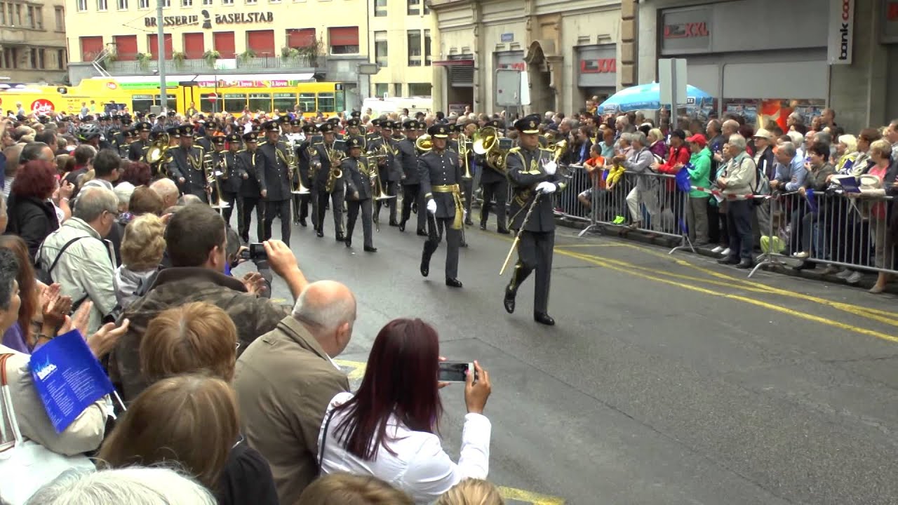 Tattoo Umzug und Parade in Basel 2014
