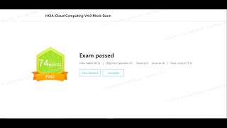 HCIA-Cloud Computing V4.0