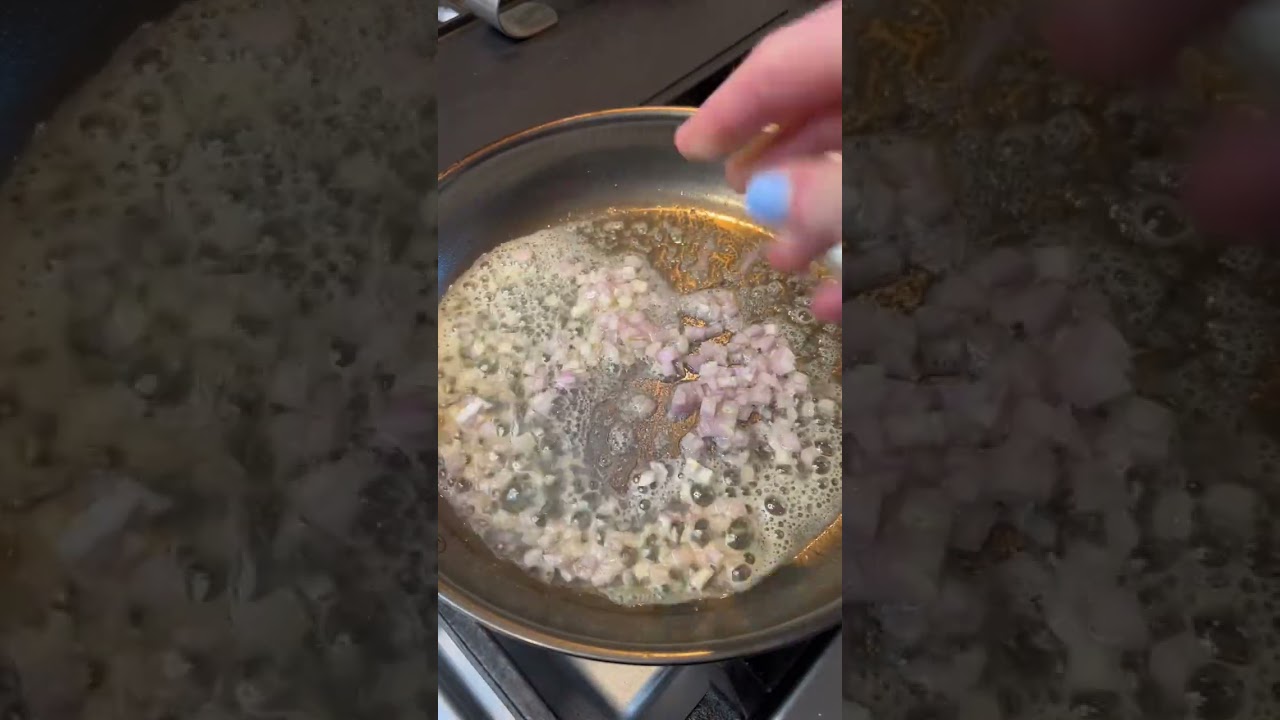 How to make Dijon butter caper pan sauce 