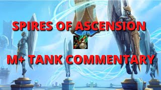 Spires of Ascension Mythic+ Tank Walkthrough/Commentary (Shadowlands beta)