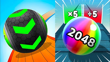 Ball Run 2048 infinity Vs Going Balls Speedrun - All Levels Android, ios Gameplay Walkthrough Ep.9