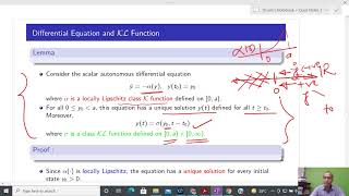 EE-565: Lecture-33 (Nonlinear Control Systems) Application of Comparison Function for Solution of DE