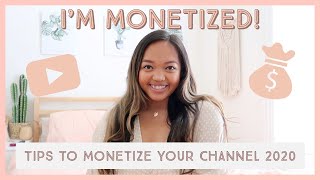 My Channel Got Monetized!! | How I Did It + Tips to Reach Youtube Monetization