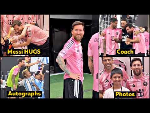 Messi Gets EMOTIONAL Meeting Make A Wish Foundation Kids At Inter Miami Training