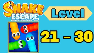 Snake escape level 21 - 30 solution walkthrough gameplay