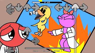 Rainbow Friends Vs Fnf Corrupted Pink Girlfriend Fnff Blue