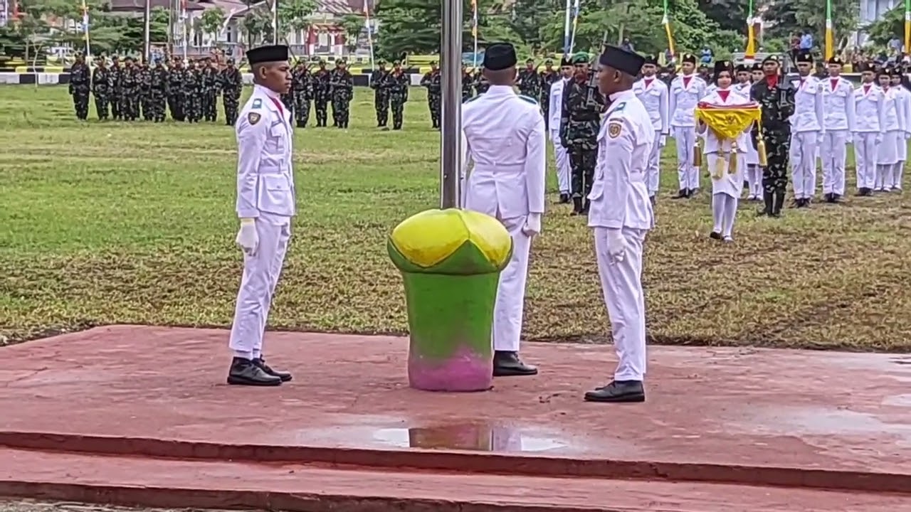 Paskibraka Pengibaran Bendera Merah Putih 17  Agustus 2022. Kab.Buru Selatan (Namrole)