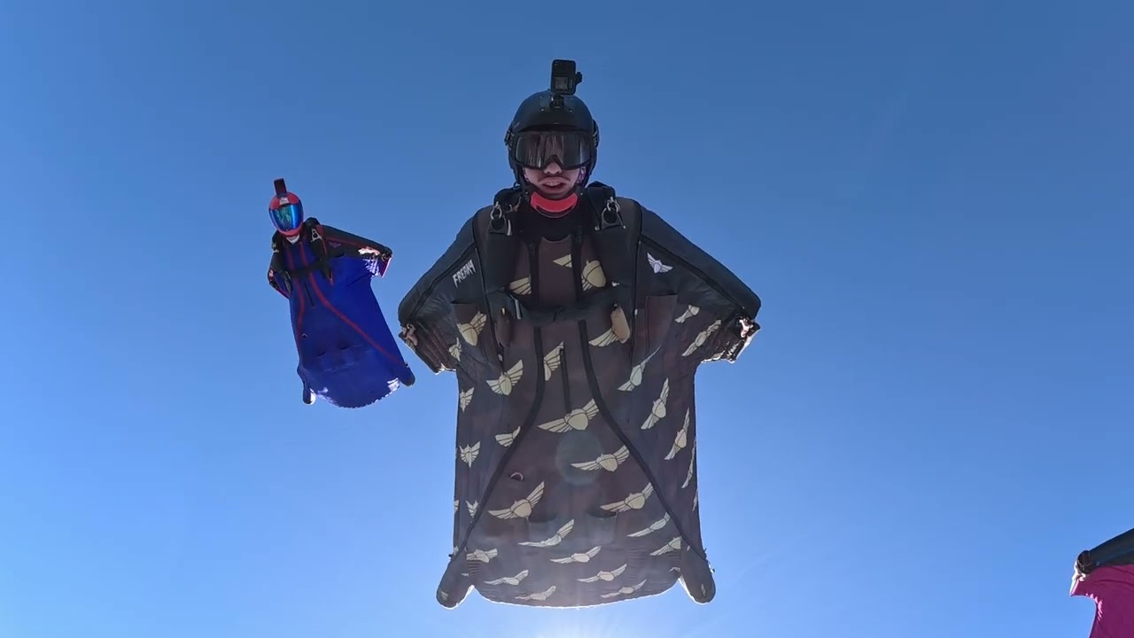Wingsuit 6 Way | Skydive Deland with Ping Pong Deployment | GoPro |