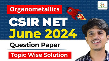 csir net chemistry june 2024 question paper solution | inorganic chemistry csir net 2024 preparation