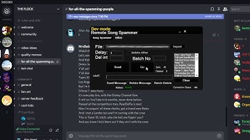 Discord Remote Song Spammer V1.0