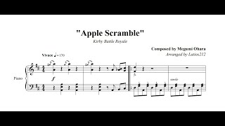 Kirby Battle Royale - Apple Scramble (Piano Sheet Music)