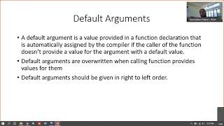 Lecture 7   Default, Const, constructor