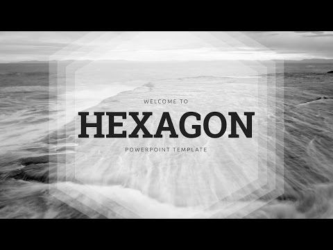 Hexagon - PowerPoint Template, a Presentation Template by everslide (Thumbnail 2 of 9)