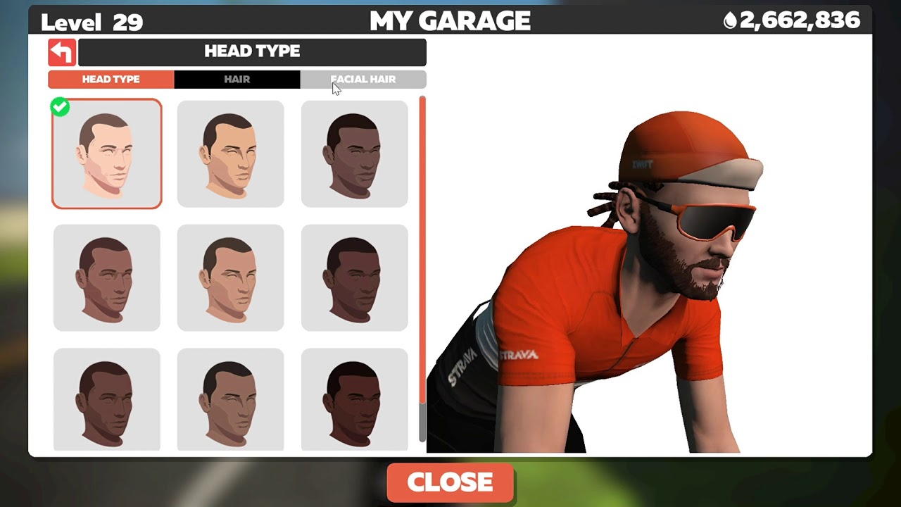 Zwift Garage : Customizing the Avatar