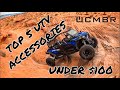 Top 5 Accessories for UTV SXS Under $100