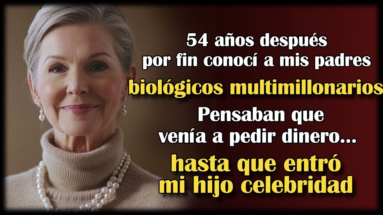 Mis padres millonarios y biológicos pensaron que venía por dinero… hasta que entró mi hijo famoso.