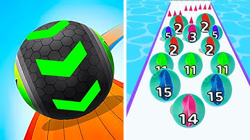 Going Balls Vs Marble Run 3D 🧿💙🧿 Walkthrough Max Gameplay MG4499