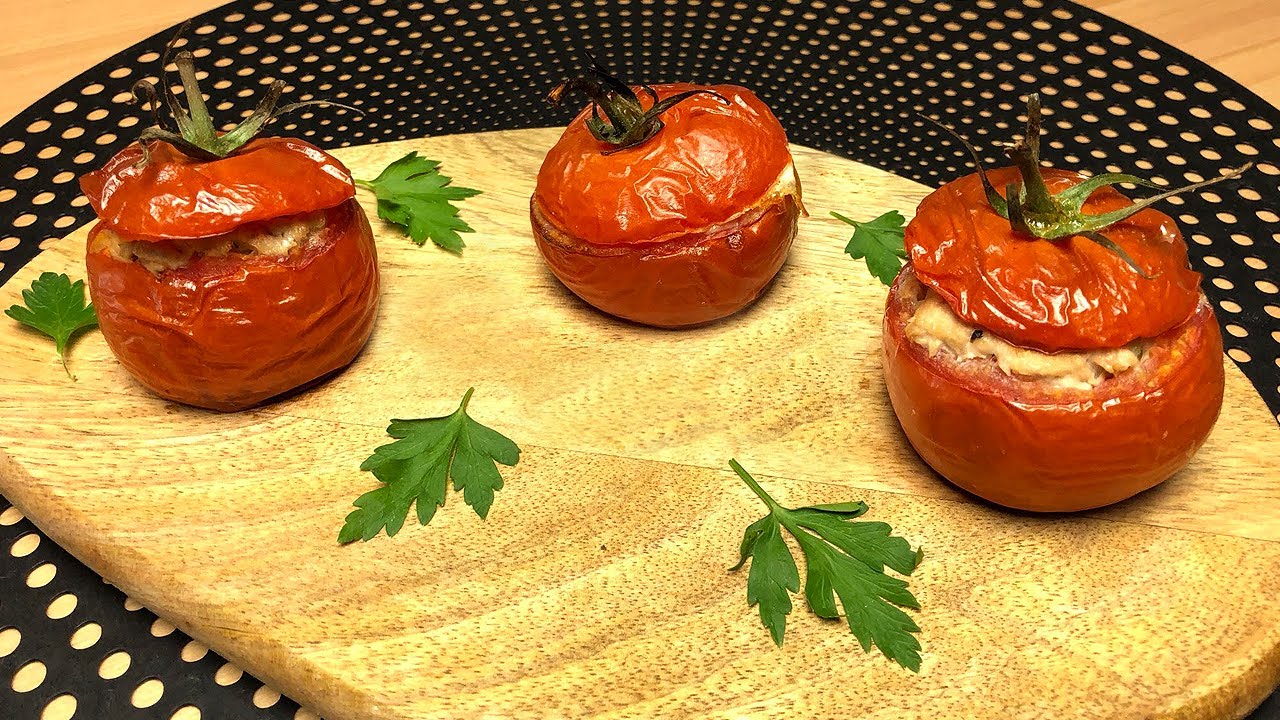 Not another tomato! stuffed tomatoes with tuna mixture or eggs | Recipe Castle
