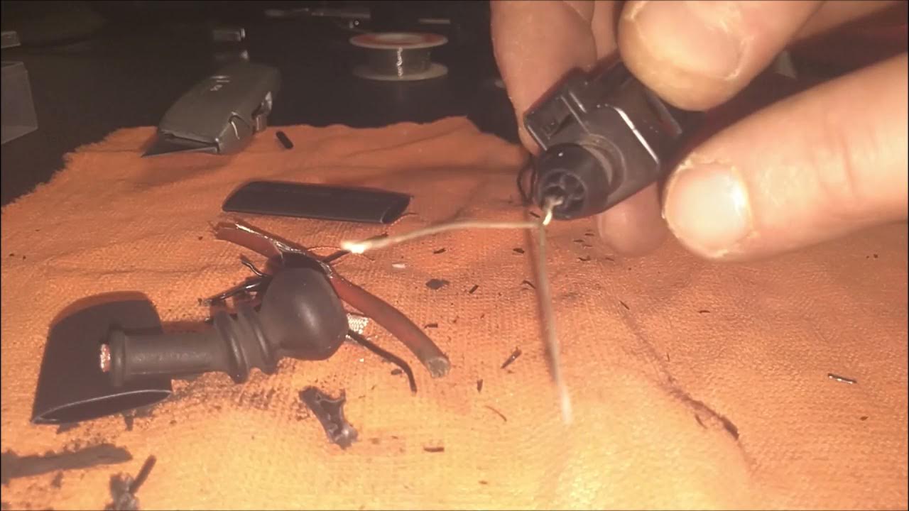 VW Golf mk4 brake pad wear sensor bypass YouTube