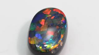 本日限定価格　ブラックオパール トリリアントカット ペンダントトップ 価格はお問合せ下さい※天然ブラックオパール 2.80ct【キング オブ