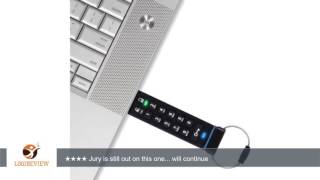 Apricorn Aegis Secure Key FIPS Validated 8 GB USB 2.0 256-bit AES-CBC Encrypted Flash Drive