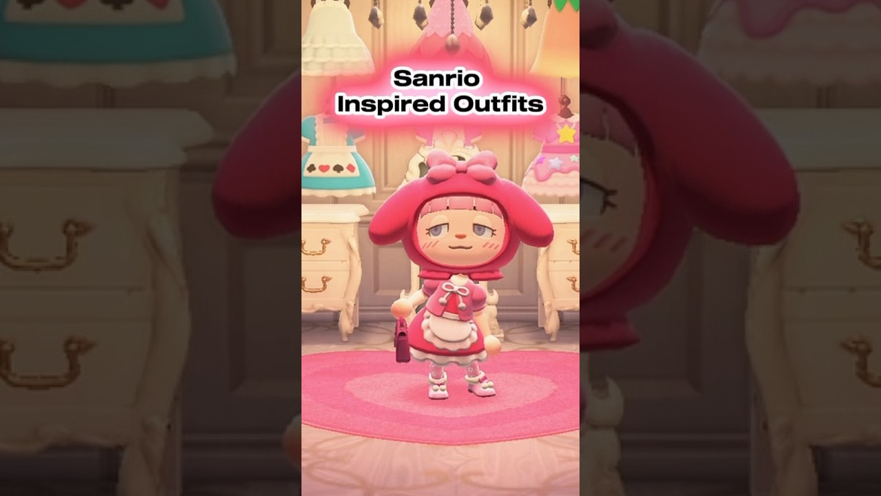 ACNH Sanrio inspired outfits~!! 🎀✨
