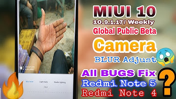 MIUI 10 Global Beta 9.1.17 Update for Redmi Note 5 Pro | Redmi Note 6 Pro