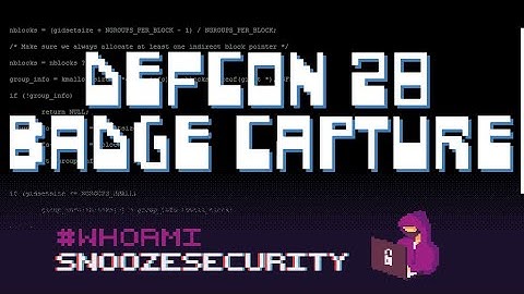 DEFCON 28 Badge Audio Capture