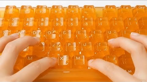 24 minutes Which Ai keyboard would you choose? ASMR relaxation video VEO3 satisfying relaxing sleep 
