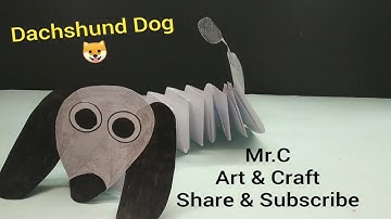 DIY| Dachshund Dog | Easy crafts| Dachshund | Dachshund Dog | Home deco | Simple crafts | Hand made.