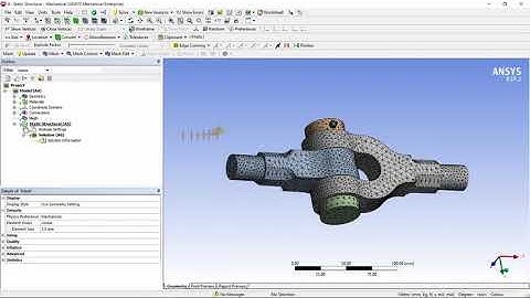 Knuckle Joint Simulation (Ansys 15.9)