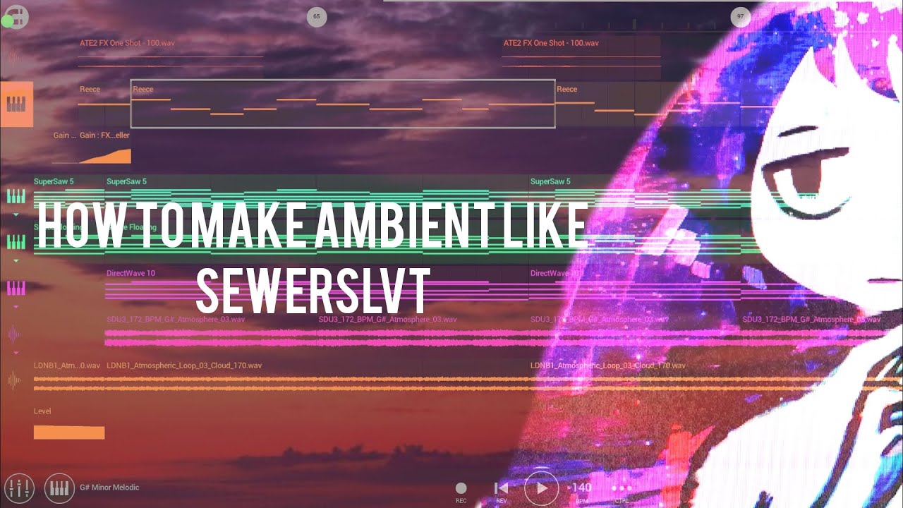 How to make ambient like sewerslvt in 2 min (fl studio mobile) - YouTube