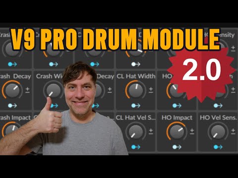 Feed Your V9 Drums with 900 Authentic TR-909 Patterns! | V9 Pro Drum Rack + 900 Presets