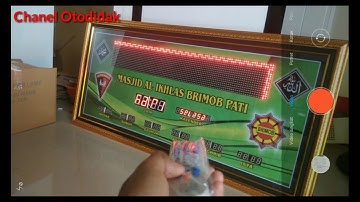 Cara Setting jam masjid digital segmen lewat Remot.